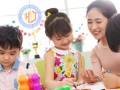 Quan tâm chăm sóc, giáo dục trẻ mầm non